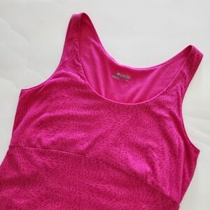 Columbia pink athletic sundress lined dress‎ womens size S